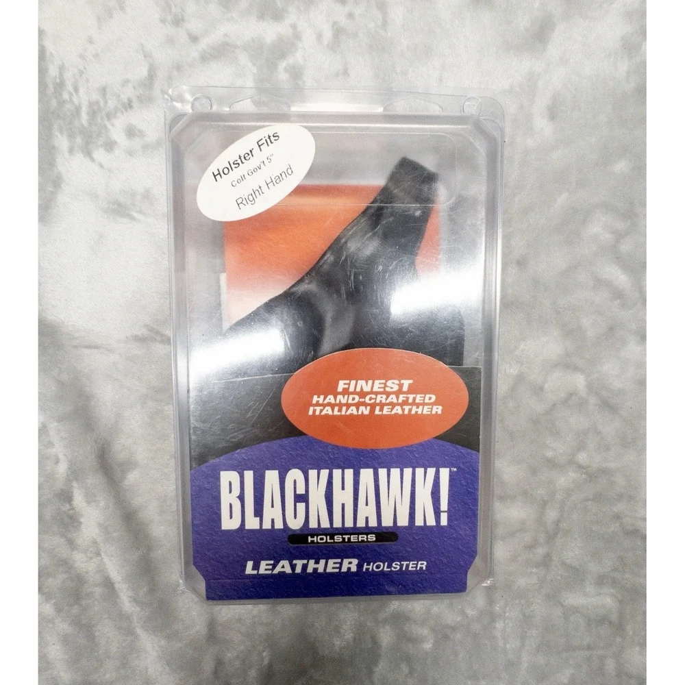 New In Box Blackhawk Leather Holster Colt 5